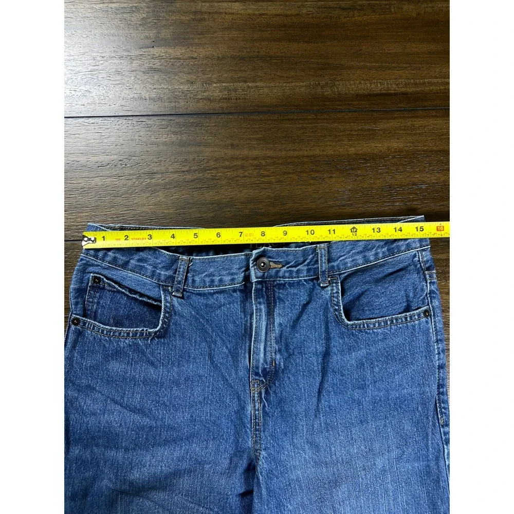 The Childrens Place Boys Straight Leg Jeans Medium Wash Blue Size 18 Cotton
